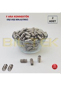 Resim F Ara Konnektör - Dişi - Dişi Kablo Birleştirici 2 Adet 