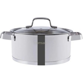 Resim Emsan Asterion 17 Parça Çelik Çeyiz Seti Gri 