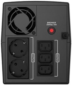 Resim Lunatic Uygar Enerji TUNA 2200VA LINE INTERACTIVE UPS 2×12V9AH Yeni Nesil Akülü Güç Kaynağı Ups(2200VA) 