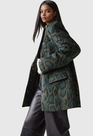 Resim Aldrich Leopar Yaka Blazer - S 