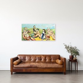 Resim Piknik, 2024 - 100 x 150 cm / Çerçevesiz 