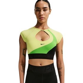 Resim Nike Pro Sculpt Kadın Büstiyer Yeşil 