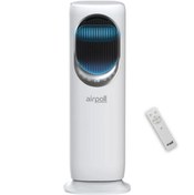 Resim AİRPOLL Airpoll HF02 Uzaktan Kumandalı Sıcak & Soğuk Su ve Buz Hazneli Dikey Vantilatör 