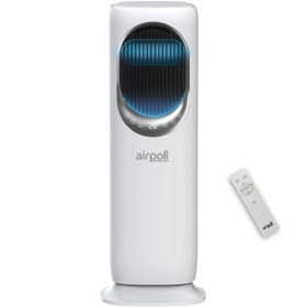 Resim AİRPOLL Airpoll HF02 Uzaktan Kumandalı Sıcak & Soğuk Su ve Buz Hazneli Dikey Vantilatör 