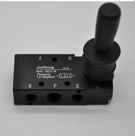 Resim Willowhaven 4h210 08 Manuel Kollu 1 4 Npt Beş Yollu Pnömatik Vana Endüstriyel Otomasyon 