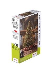 Resim Btoys 500 Parça Puzzle Yılbaşı Ağacı 9030 