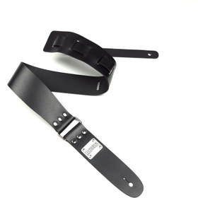 Resim Leatherton Stinger Hakiki Deri Gitar Askısı (Siyah) 