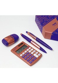 Resim Milan Copper Kırtasiye Seti Mor 8740 