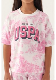 Resim U.S. Polo Assn. Us Polo Kız Çocuk Krem Bermuda Pijama Takım1819 001 