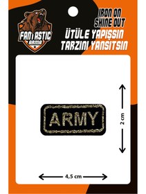 Resim FANTASTIC ARMA Ütü Ile Yapışan Dokuma Arma Patch, Army 