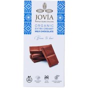 Resim JOVIA Organik Çikolata Ekstra Sütlü 85g 