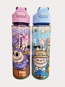 Resim ÖZ OFİS Labubu Kawai 550ml Kilitli Kapak Kırılmaz Tritan Matara 