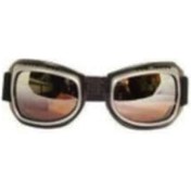 Resim Motosiklet Gözlük Chopper Ve Scooter Model Ce Onaylı Lastikli Motor Gözlüğü 