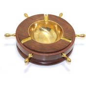 Resim Pirinç Kül Tablası Dekoratif Hediyelik 