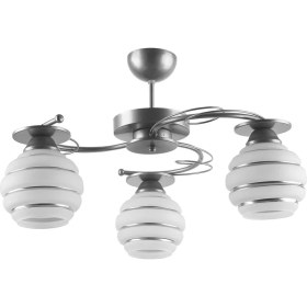 Resim Modern Gri Plofonyer Avize Seti, Şık Cam Detaylarıyla Evinizde Şıklık Sağlar 