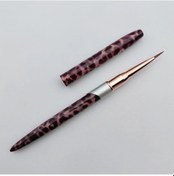 Resim Tırnak Fırçası Leopar Kolu Akrilik Fırça Kalem Tırnak Jel Oyma Yapı Süsleyen Çizim Aracı Astar Boyama Fırçaları Tırnak Malzemeleri Koyu Haki Derin Mavi 