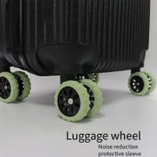 Resim 8 adet Dördüncü Nesil Premium Bagaj Tekerlek Kapakları - Ultra Dayanıklı, Şok Emici, Kolay Kurulum, Pürüzsüz Kayma Seyahat Aksesuarları, Artan Koruma, Sessiz Çalışma RV Tekerlek ve Lastik Kapakları 