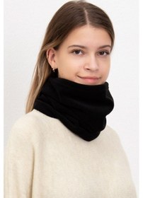 Resim Kadın Polar Boyunluk Bere Siyah Polar Bere Siyah 