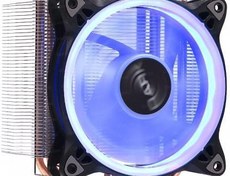 Resim Dark Freezer X124 Intel Lga115X/2066 - Amd Fm2/Am3/Am4 Uyumlu, 5X6Mm Direct Contact Isı Borulu, 120Mm Mavi Halka Ledli İşlemci Soğutucu DKCCX124B 