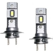 Resim Megamarket06 Cıtroen C-elysee Led Xenon Kısa Far Ampulü H7 Mini Led 2'li Set 