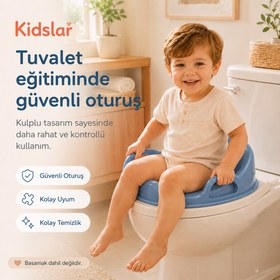 Resim Kidslar Çocuk Klozet Adaptörü (Kulplu) 