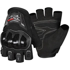 Resim Ones Again Mg14d Motosiklet Eldiveni Siyah L 