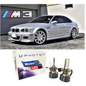 Resim Bmw E46 Led Xenon Uzun Far Ampulü H7 Mono Yeni Seri Beyaz 