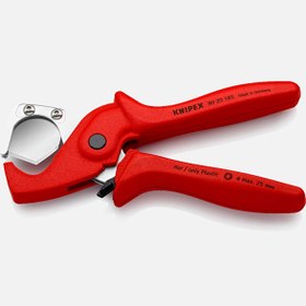 Resim Knipex Plastik Boru Kesme Makası 185mm 