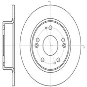 Resim Ferodo DDF1390 FREN DİSKİ ARKA ACCORD VII 03-08 DÜZ 260mm 