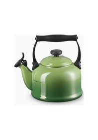 Resim Le Creuset Geleneksel Islık Çalan Emaye Kaplı Çaydanlık, 2.1l Çaydanlıklar Yeşil 