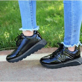 Resim Mc vay Shoes Crond Siyah Detaylı Şık Kadın Spor Ayakkabı 