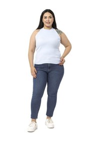 Resim Disentis Büyük Beden Halter Yaka Yarım Balıkçı Fitilli Kaşkorse Bebe Mavi Body-bebe Mavi Bebek Mavisi 