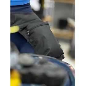 Resim Su Geçirmez Motosiklet Bacak Çantası 3 Gözlü Motorcu Çantası 