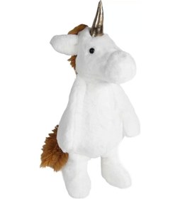 Resim Uyku Arkadaşı Peluş Unicorn Beyaz 50 Cm 