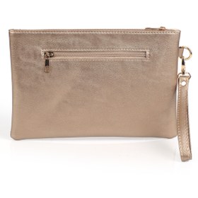 Resim Capone Outfitters Saten Labirent Desenli Paris Kadın Clutch Çanta 