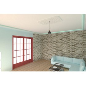 Resim MOTİFPİYER Motifpiyer Lamba Tavan Göbeği-52-dikdörtgen-oval-56x96cm-2adet 