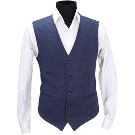 Resim Mentor Regalo Erkek Yelek V Yaka Lacivert Desenli 50498 