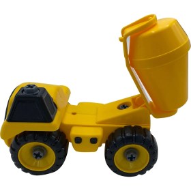 Resim Can-Em Oyuncak Sök Tak Iş Makinaları Sarı Renkli Eğlenceli Araç Seti 3-6 Yaş İçin 