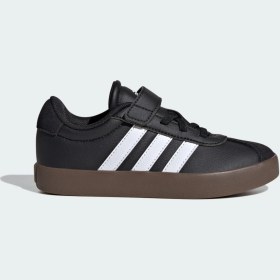 Resim adidas VL Court 3.0 Skateboarding Shoes Erkek Çocuk İçin Dayanıklı Suni Deri ve Kauçuk Taban 