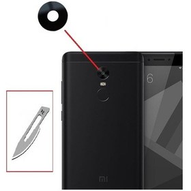 Resim Tkgz Xiaomi Uyumlu Redmi Note 4 Arka Kamera Cam Lensi + Bistüri Ucu 