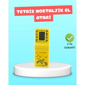 Resim Marsilyan Taşınabilir El Aterisi Gameboy - Klasik Tetris Oyunu, Pil ile Çalışan Mini El Konsolu 