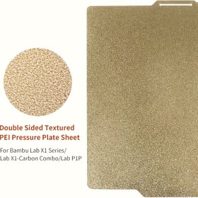 Resim Begrint P1 Dokulu PEI Yapı Tabakası - 257X257Mm Bambu Lab X1 P1P A1 için Tasarlanmış, 3D Baskı İçin Dokulu PEI Yüzeyi ile. 