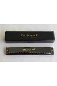 Resim Hype Store Masterwork Mızıka (24 Delikli C Mızıka Kutulu ve Temizleme Mendilli) Harmonica 