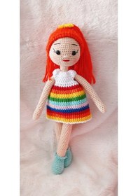 Resim Eda Bebek Amigurumi Organik Örgü Oyuncak 