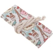 Resim Ganzhoushop Yaratıcılar İçin Şık Kumaş Kalemlik - 12 Bölme 