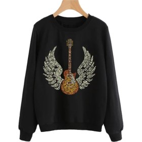 Resim Stonedfame Gitar Spor Sweatshirt 