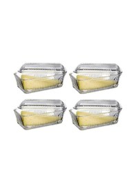 Resim Paşabahçe Frigo Kapaklı Kahvaltılık - Tereyağlık Peynirlik 4 Lü Set 