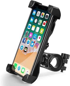 Resim Konforlu ve Güvenli Bisiklet Gidon Telefon Tutucu 