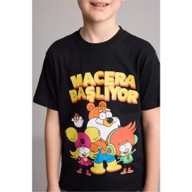 Resim DeFacto Süper 1 Takım New Regular Fit Bisiklet Yaka Kısa Kollu Tişört Erkek Çocuk H7924A826HS 