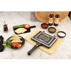 Resim TAŞHAN Lüx Ocak Üstü Granit El Tost Makinası 